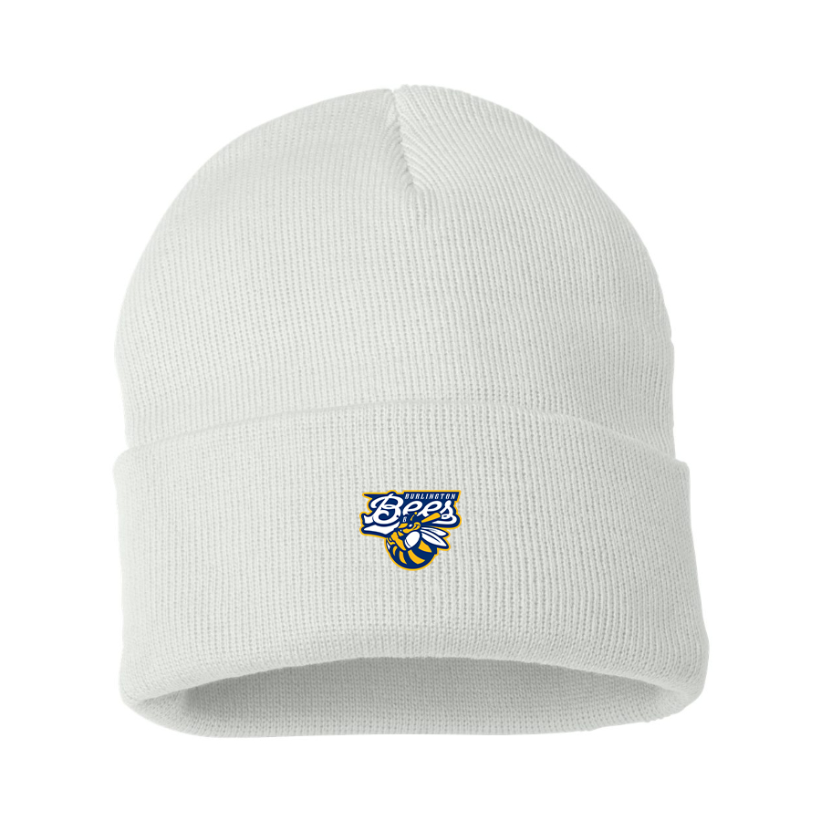 Burlington Bees  Logo Beanie Hat