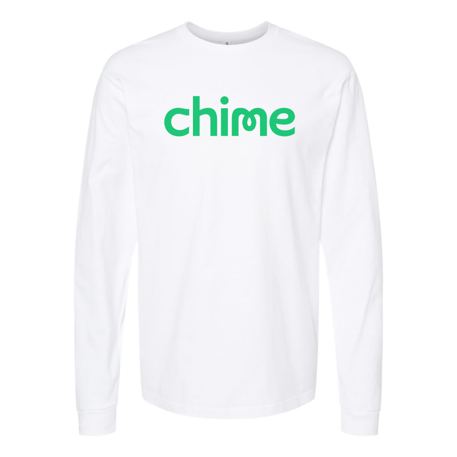 Men's Chime Logo Cotton Long Sleeve T-Shirt