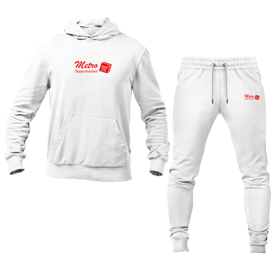 Men's Metro Supermarket Logo Hoodie Joggers Set