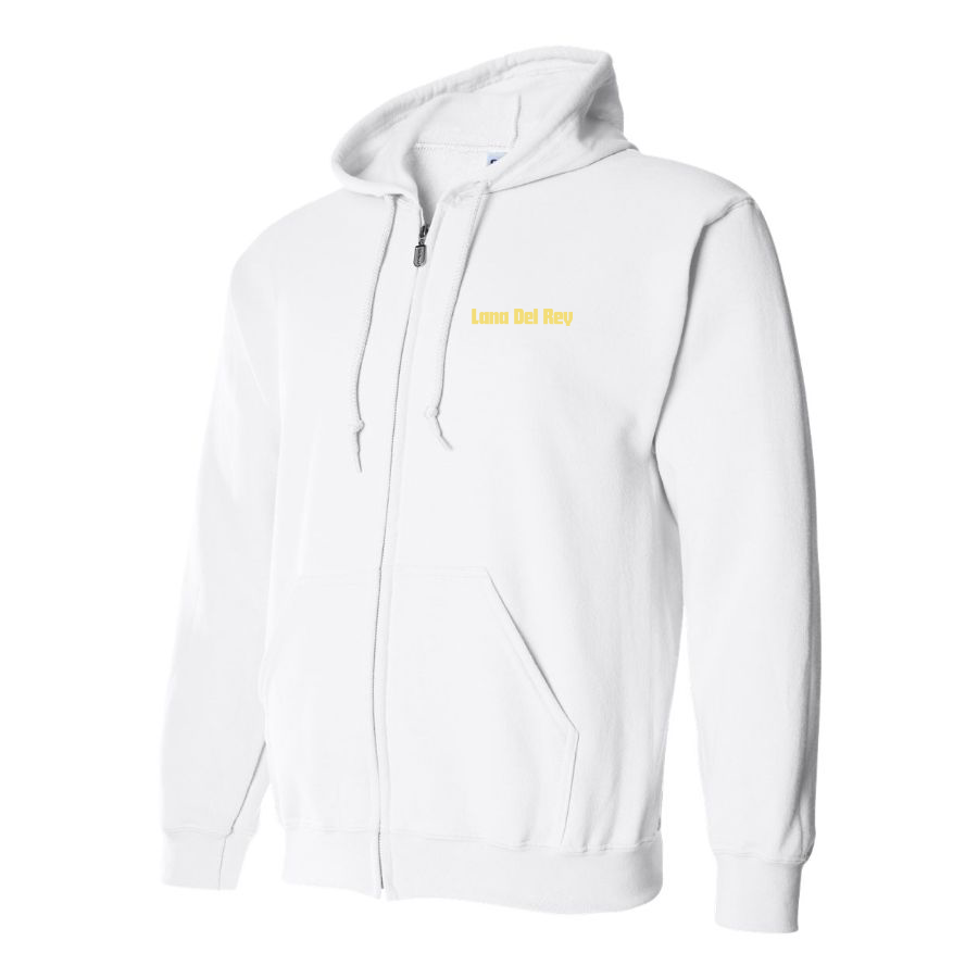 Men's Lana Del Rey   Logo Zipper Hoodie