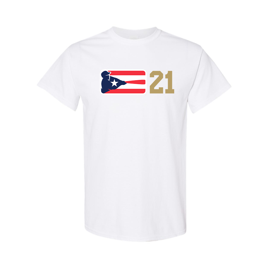 Men's  Liga de Beisbol Profesional Roberto Clemente Logo Cotton T-Shirt