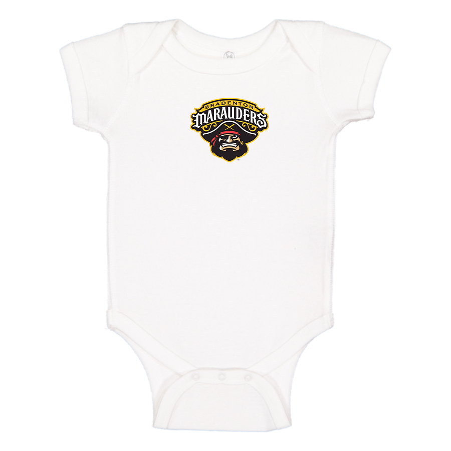 Bradenton Marauders Logo Baby Onesie Romper