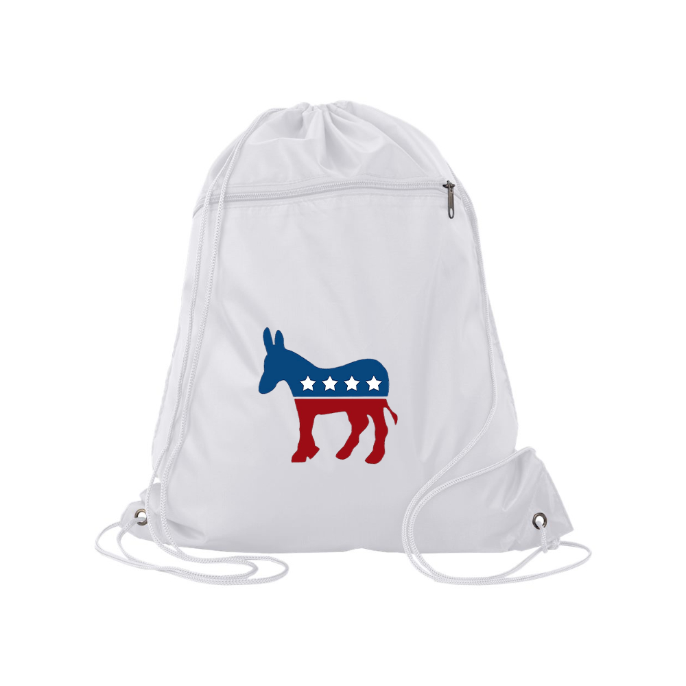 Democrat Election Symbol Q-Tees - Polyester Cinchpack