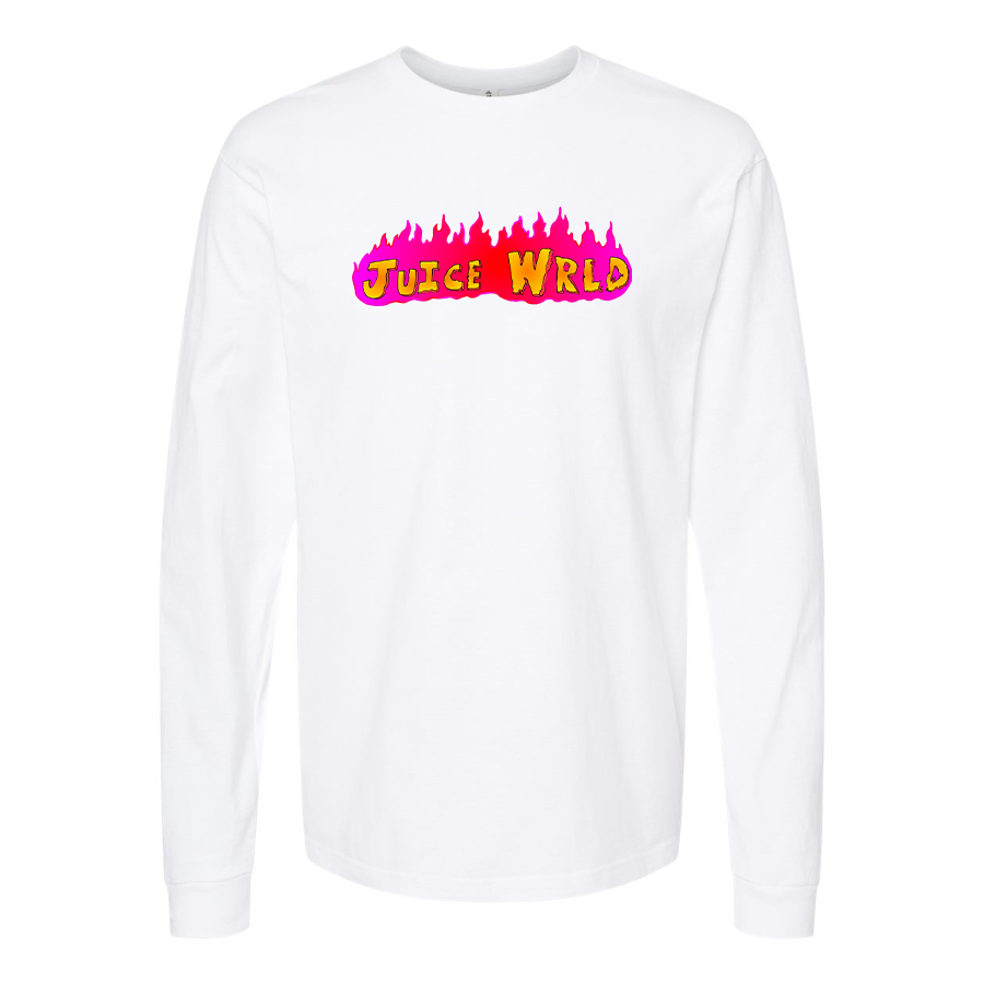 Men's Juice WRLD Logo Cotton Long Sleeve T-Shirt