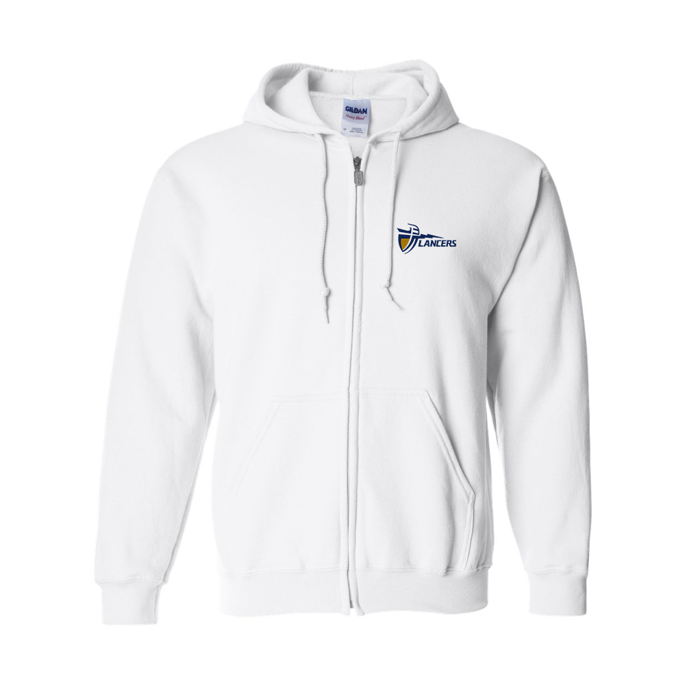 Men's California Baptist Lancers  Gildan  Heavy Blend Full Zip Hooded Sweatshirt