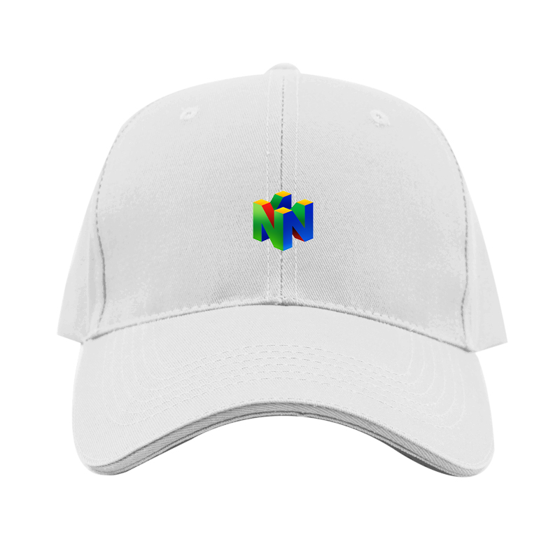 Nintendo N64  Logo  Dad Baseball Cap Hat