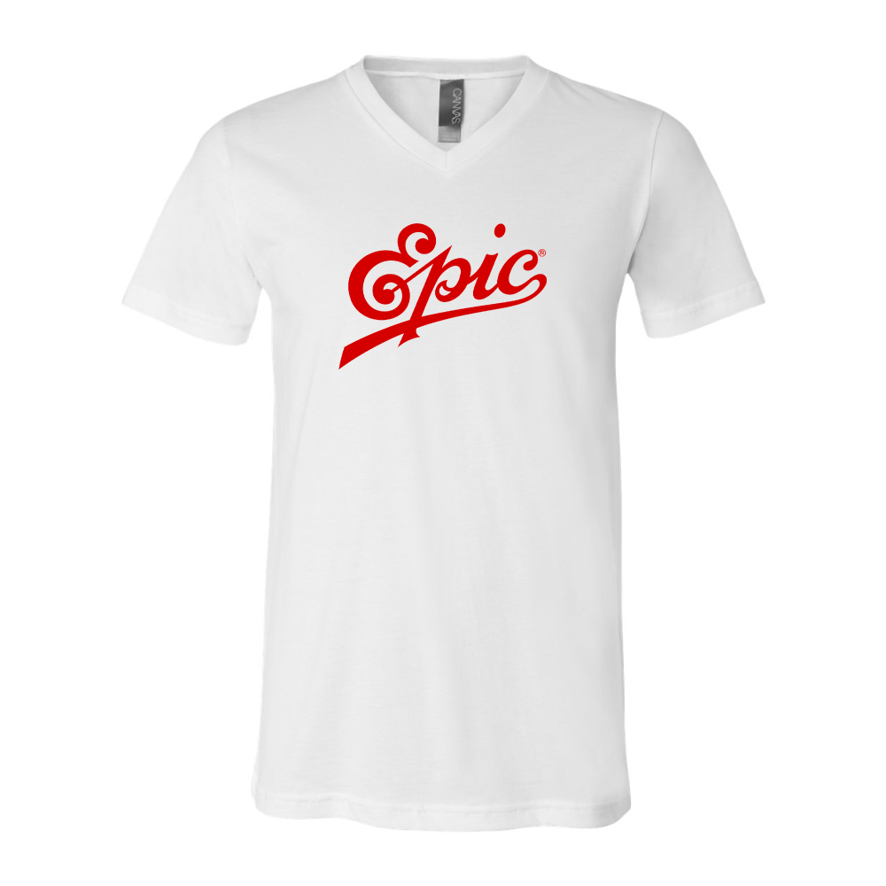 Epic Records BELLA  CANVAS - Jersey V-Neck T-Shirt