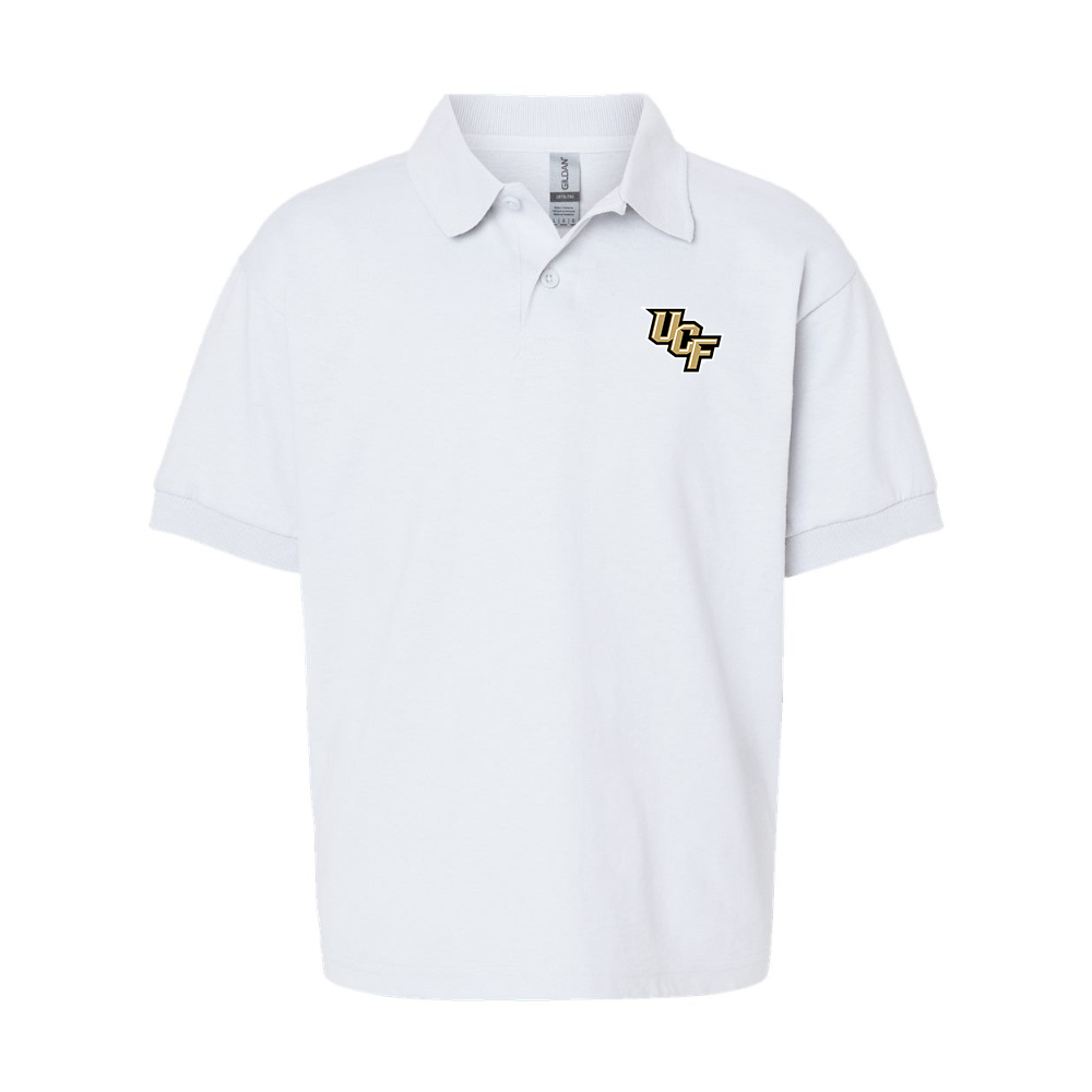 Youth Central Florida Knights  Gildan Dry Blend Jersey Polo