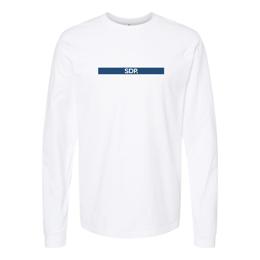Men's   SDP  Logo  Cotton Long Sleeve T-Shirt