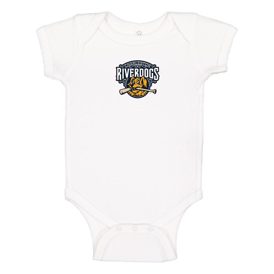 Charleston RiverDogs Logo Baby Onesie Romper