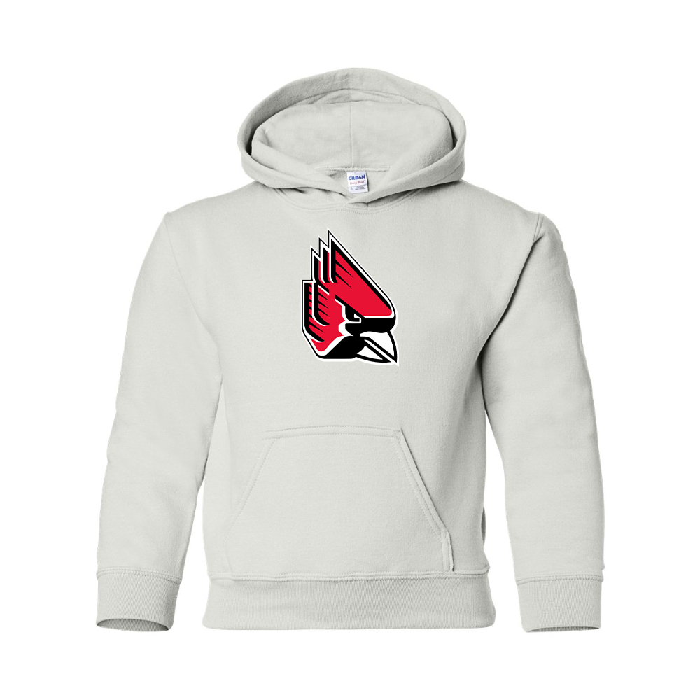 Youth   Ball State Cardinals Gildan Heavy Blend  Hooded Sweatshirt