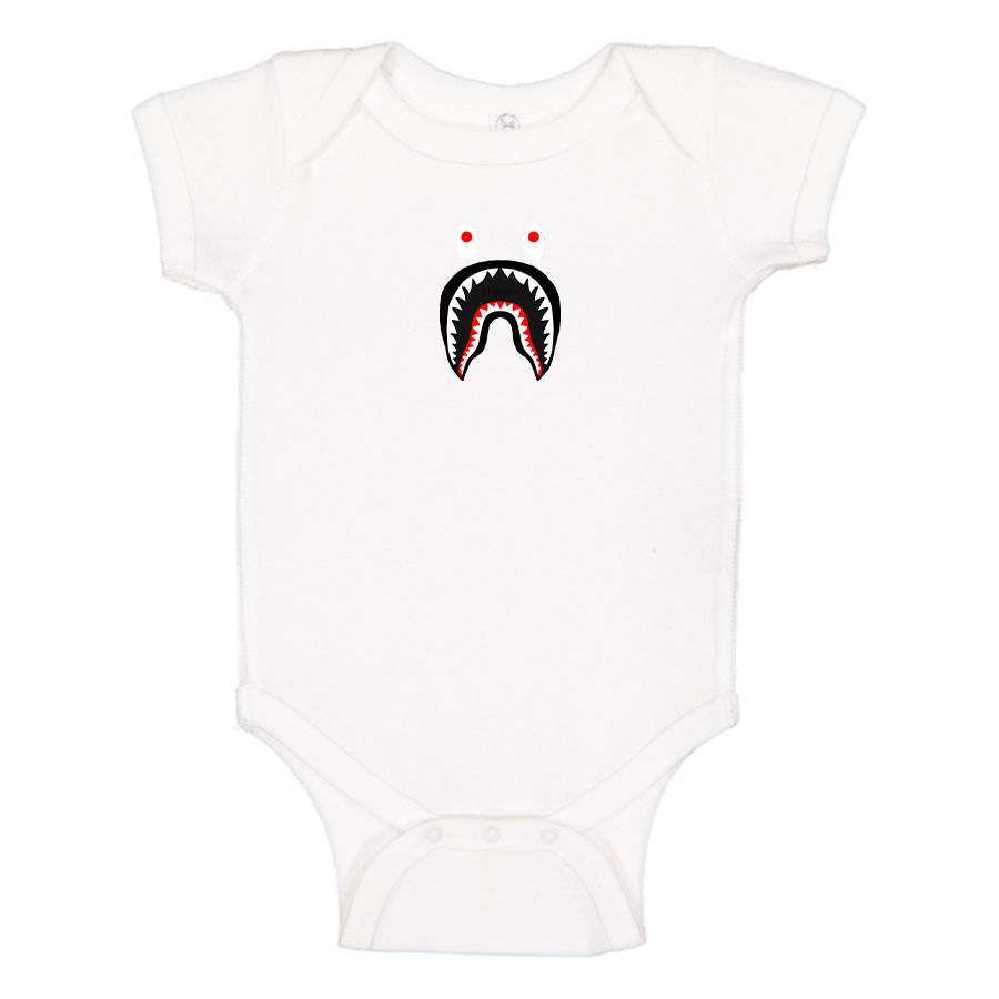 BAPE Shark Logo Baby Onesie Romper
