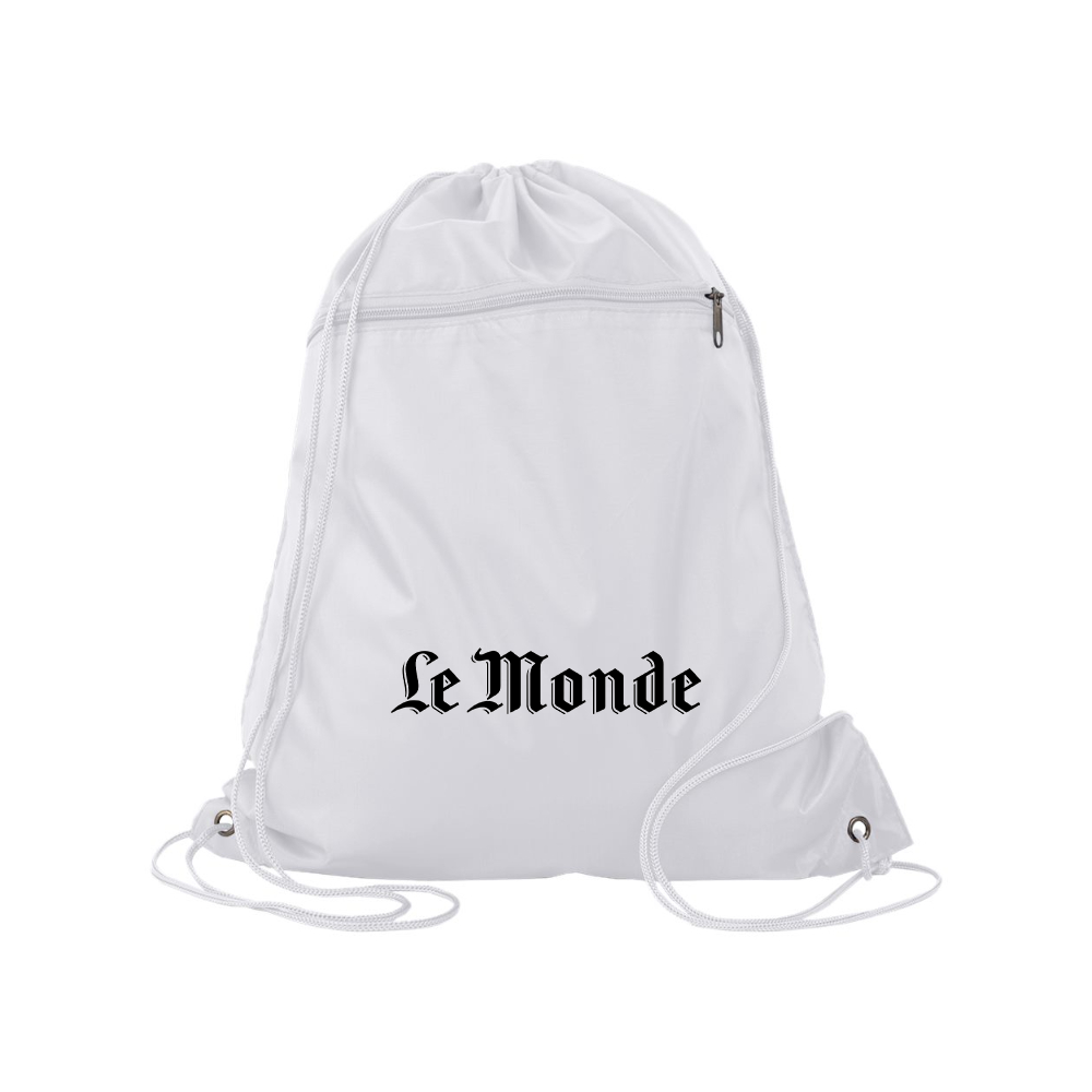 Le Monde Q-Tees  Polyester Cinchpack