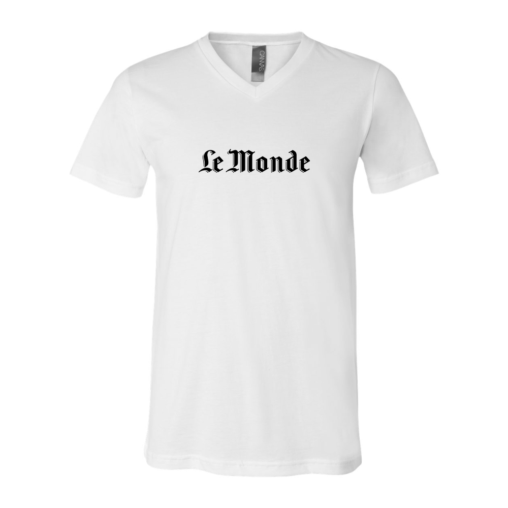 Le Monde  BELLA  CANVAS - Jersey V-Neck T-Shirt