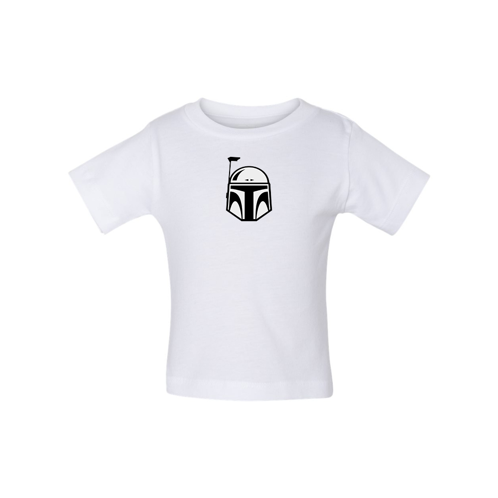 Star Wars Boba Fett Helmet BELLA CANVAS Infant Jersey Tee