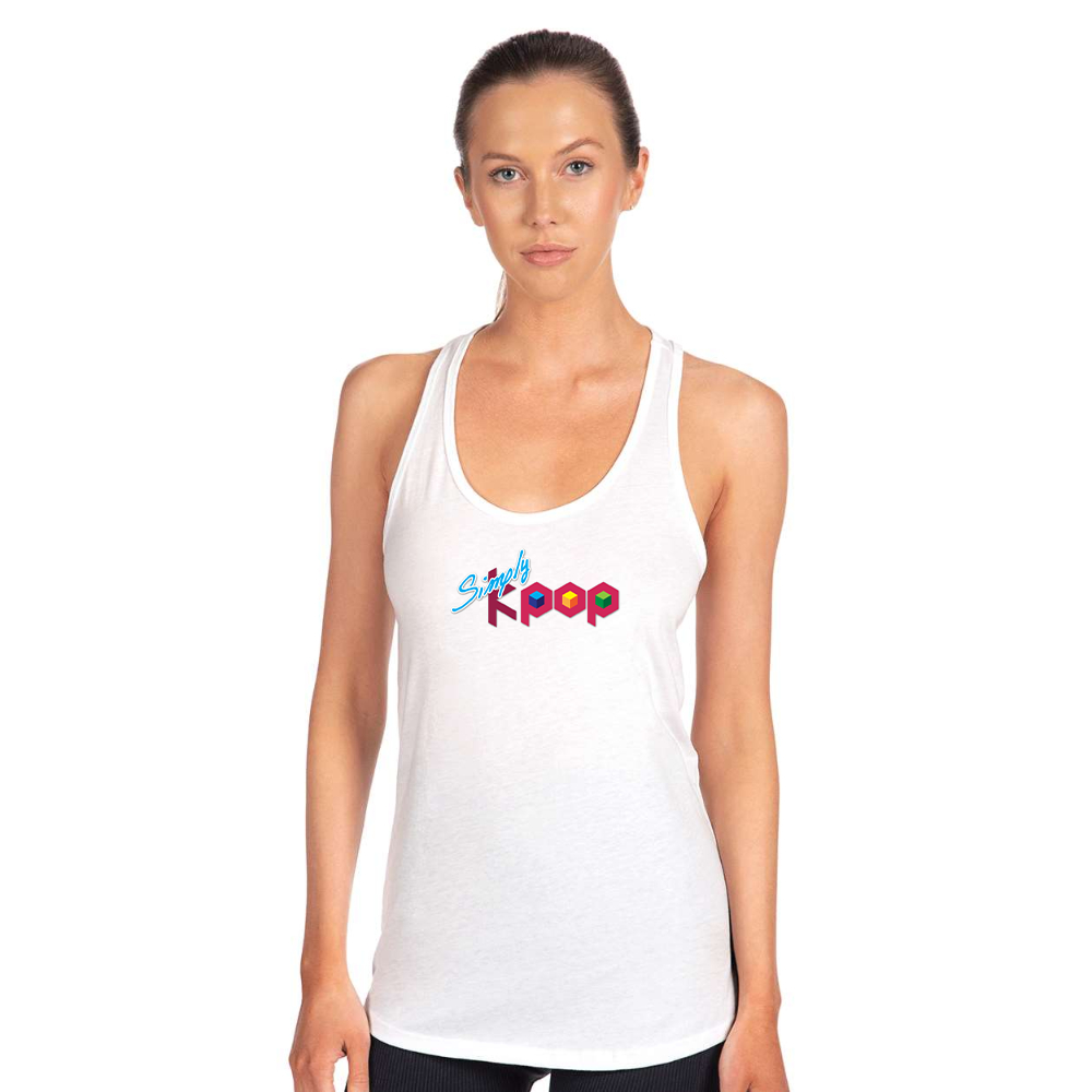 Women's  Simply Kpop Next Level Ideal Racerback Tank