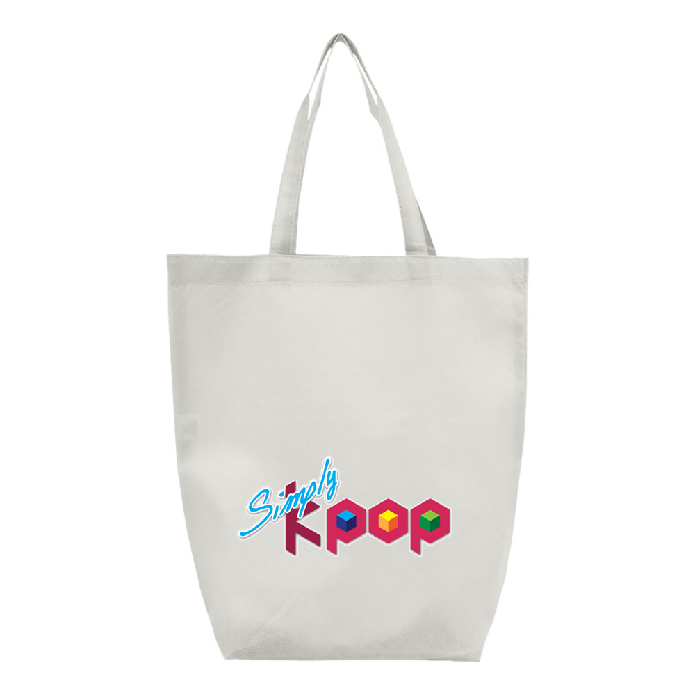Simply Kpop  Q-Tees Non-Woven Gusset Bottom Tote