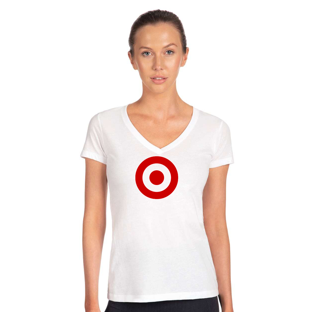 Women's Target   Next Level V-Neck T-Shirt