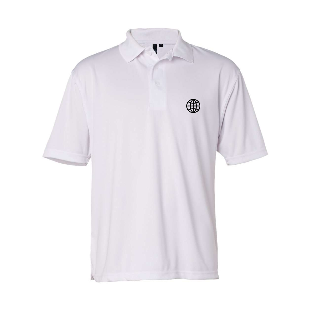 Men's Internet Globe Sierra Pacific Moisture Free Mesh Polo