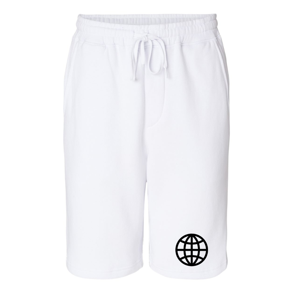 Men's Internet Globe  Independent Trading Co Midweight Fleece Short