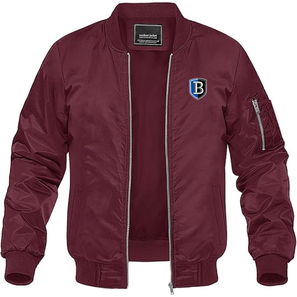 Men's  Bentley Falcons   Lightweight Bomber Jacket Windbreaker Softshell Varsity Jacket Coat
