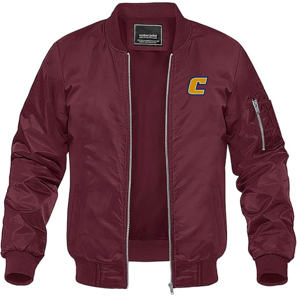 Men's Chattanooga Mocs Lightweight Bomber Jacket Windbreaker Softshell Varsity Jacket Coat