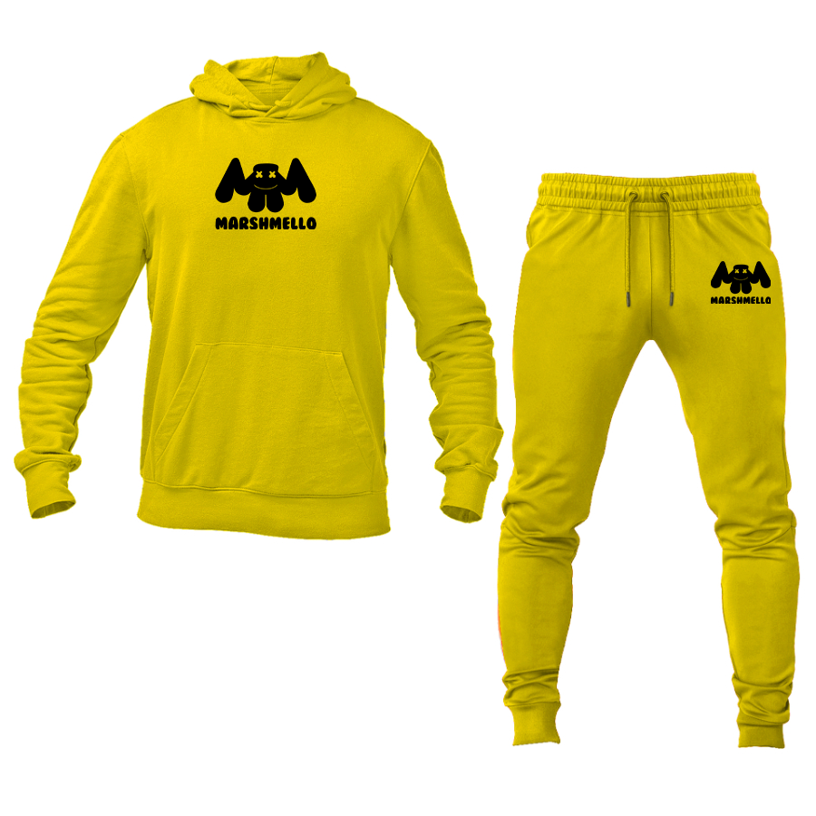 Men's Marshmello Logo Hoodie Joggers Set