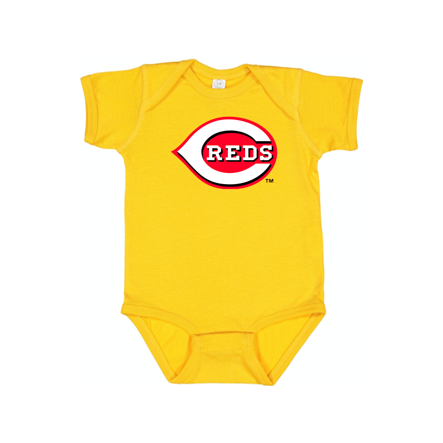 Cincinnati Reds Logo Baby Onesie Romper