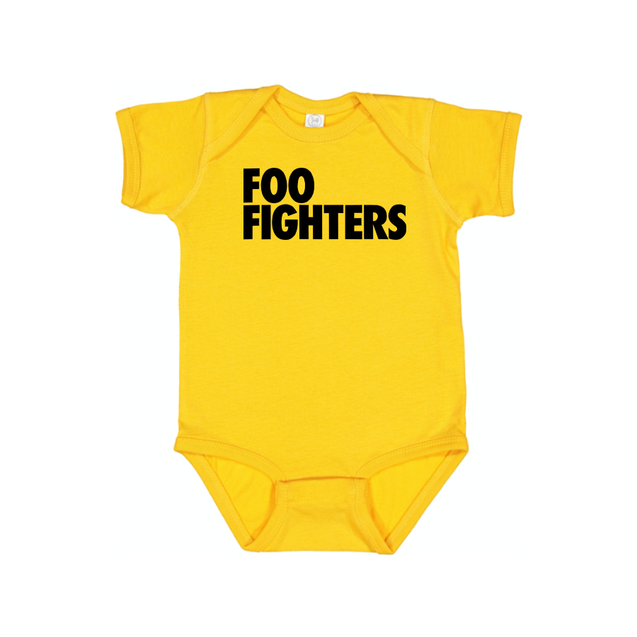 Foo Fighters Logo Baby Onesie Romper
