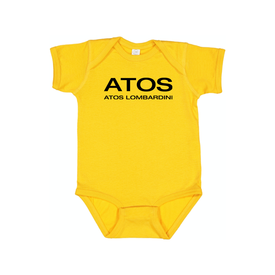 Atos Lombardini  Logo Baby Onesie Romper
