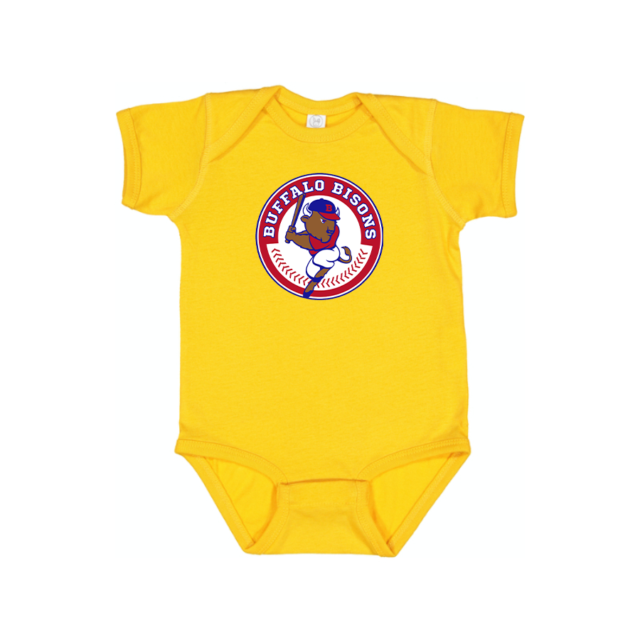 Buffalo Bisons Logo Baby Onesie Romper
