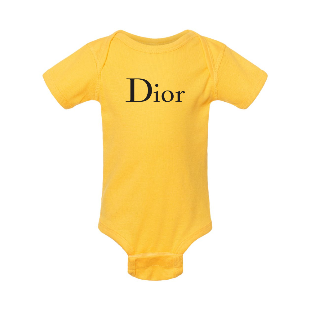 Dior Rabbit Skins Infant Baby Rib Bodysuit