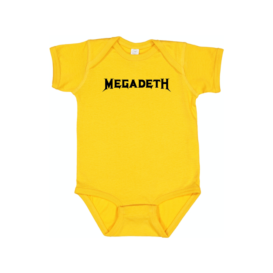 Megadeth Logo Baby Onesie Romper
