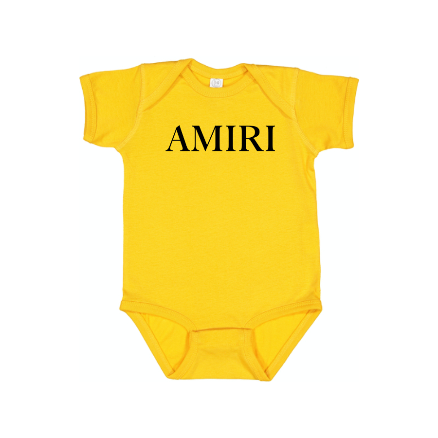 Amiri  Logo Baby Onesie Romper