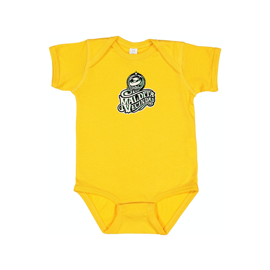 Maldita Vecindad Logo Baby Onesie Romper