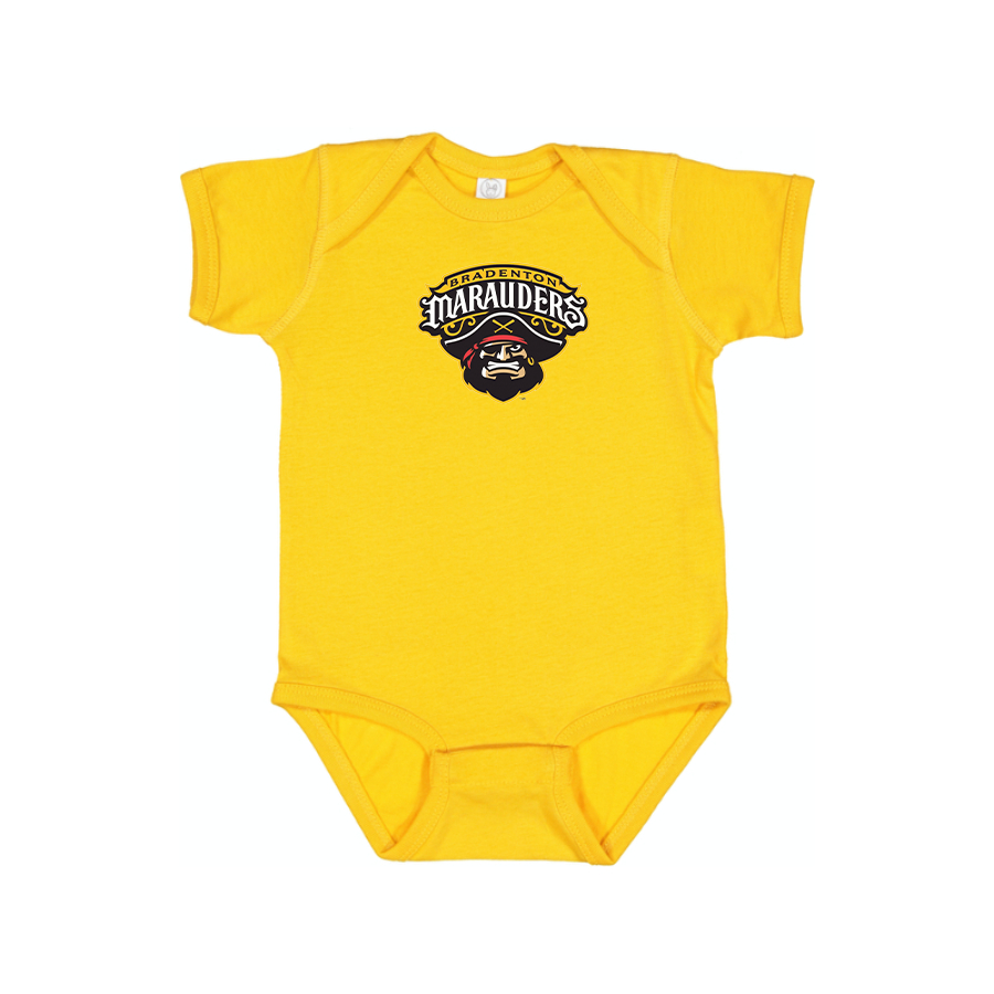 Bradenton Marauders Logo Baby Onesie Romper
