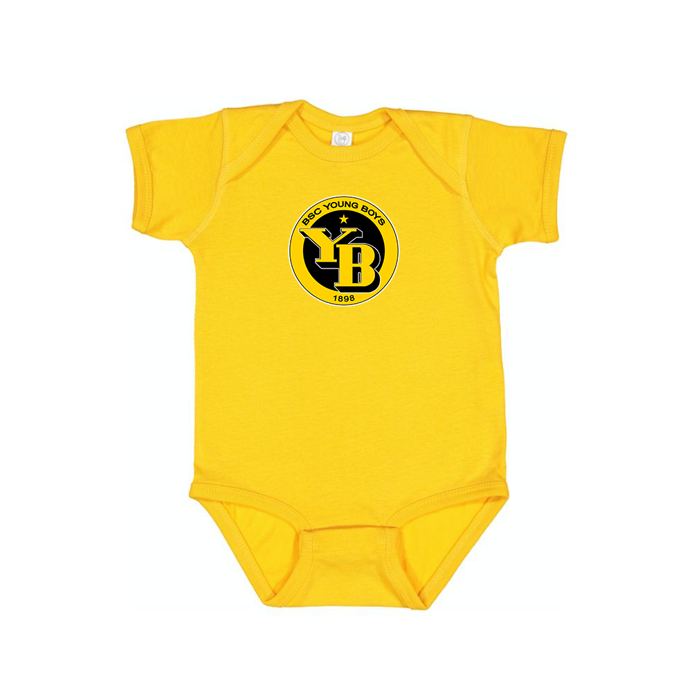 Young Boys Soccer Baby Onesie Romper