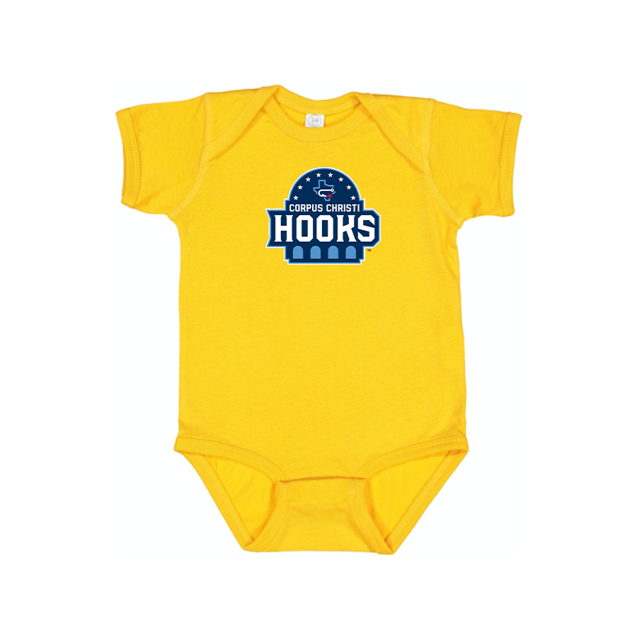 Corpus Christi Hooks Logo Baby Onesie Romper