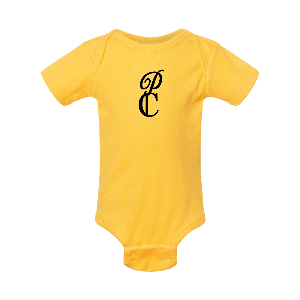 P & C Black  Rabbit Skins Infant Baby Rib Bodysuit