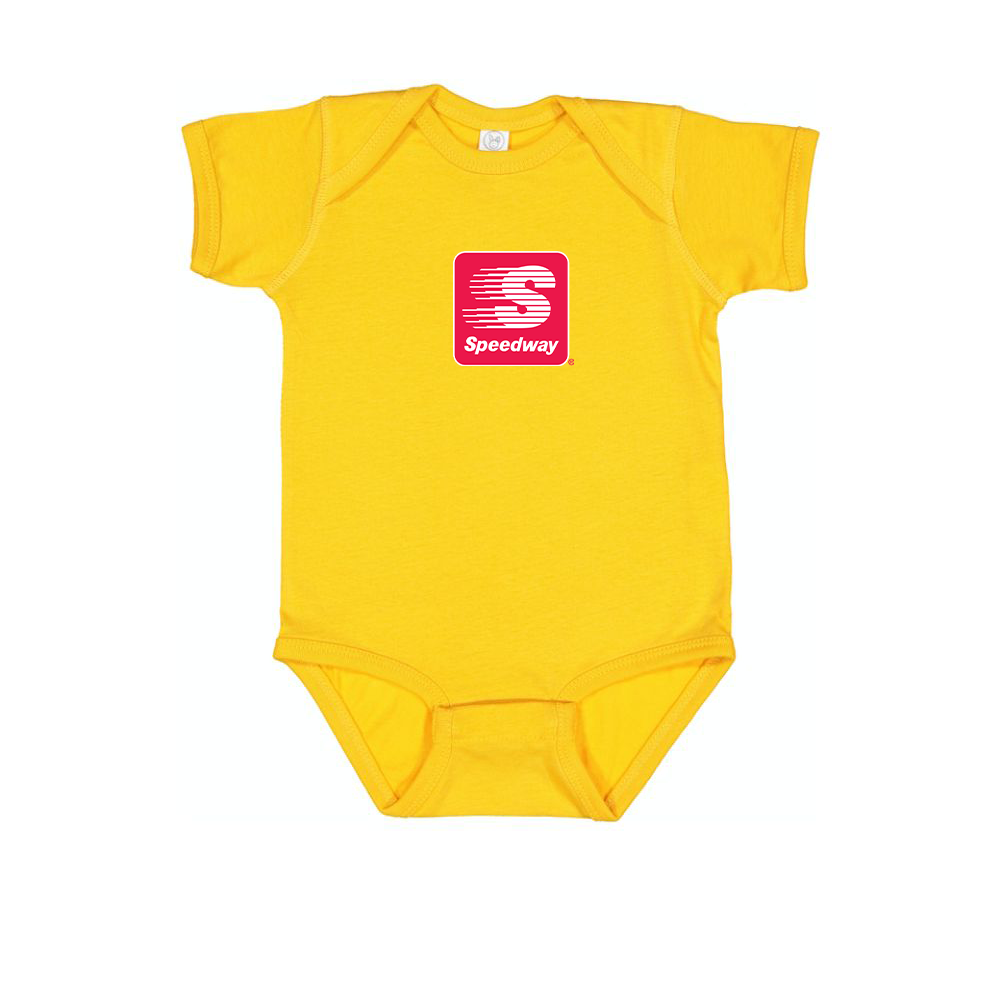 Speedway Gas Station  Logo Baby Onesie Romper