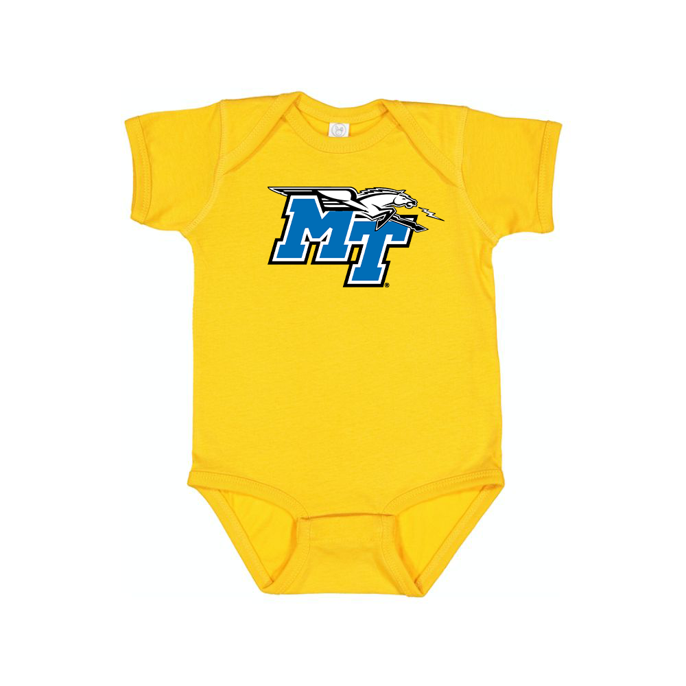 Middle Tennessee Blue Raiders  Baby Onesie Romper