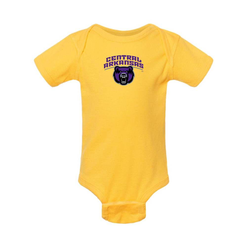 Central Arkansas Bears   Rabbit Skins Infant Baby Rib Bodysuit