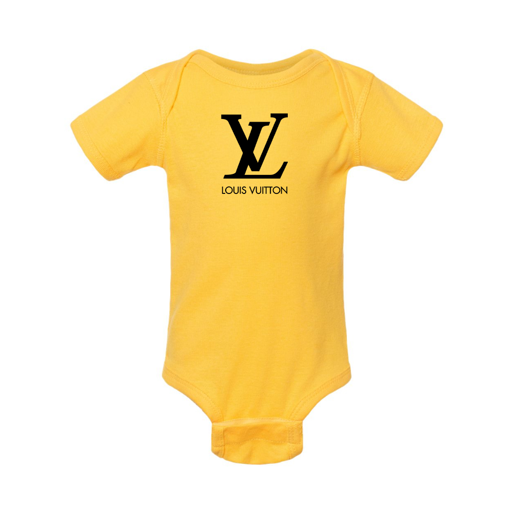 Louis Vuitton Rabbit Skins Infant Baby Rib Bodysuit