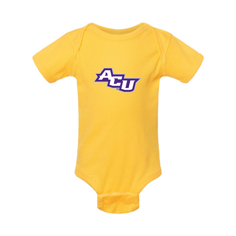 Abilene Christian Wildcats  Rabbit Skins Infant Baby Rib Bodysuit