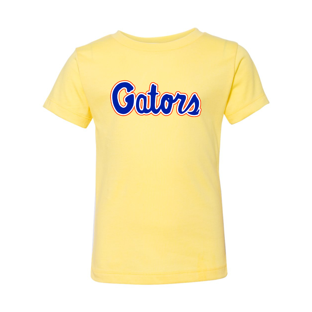 Florida Gators Script  BELLA  CANVAS Toddler Jersey Tee
