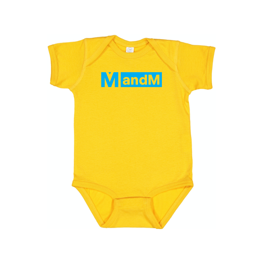 MandM Logo Baby Onesie Romper