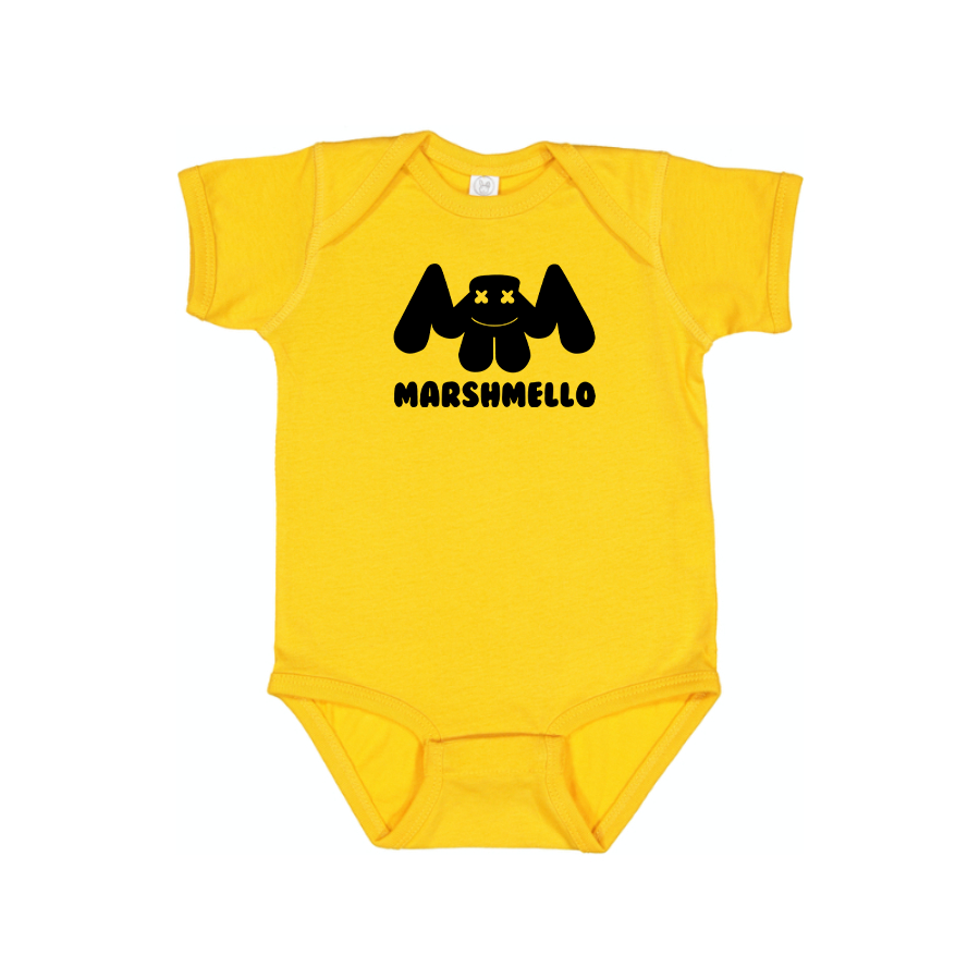 Marshmello  Logo Baby Onesie Romper