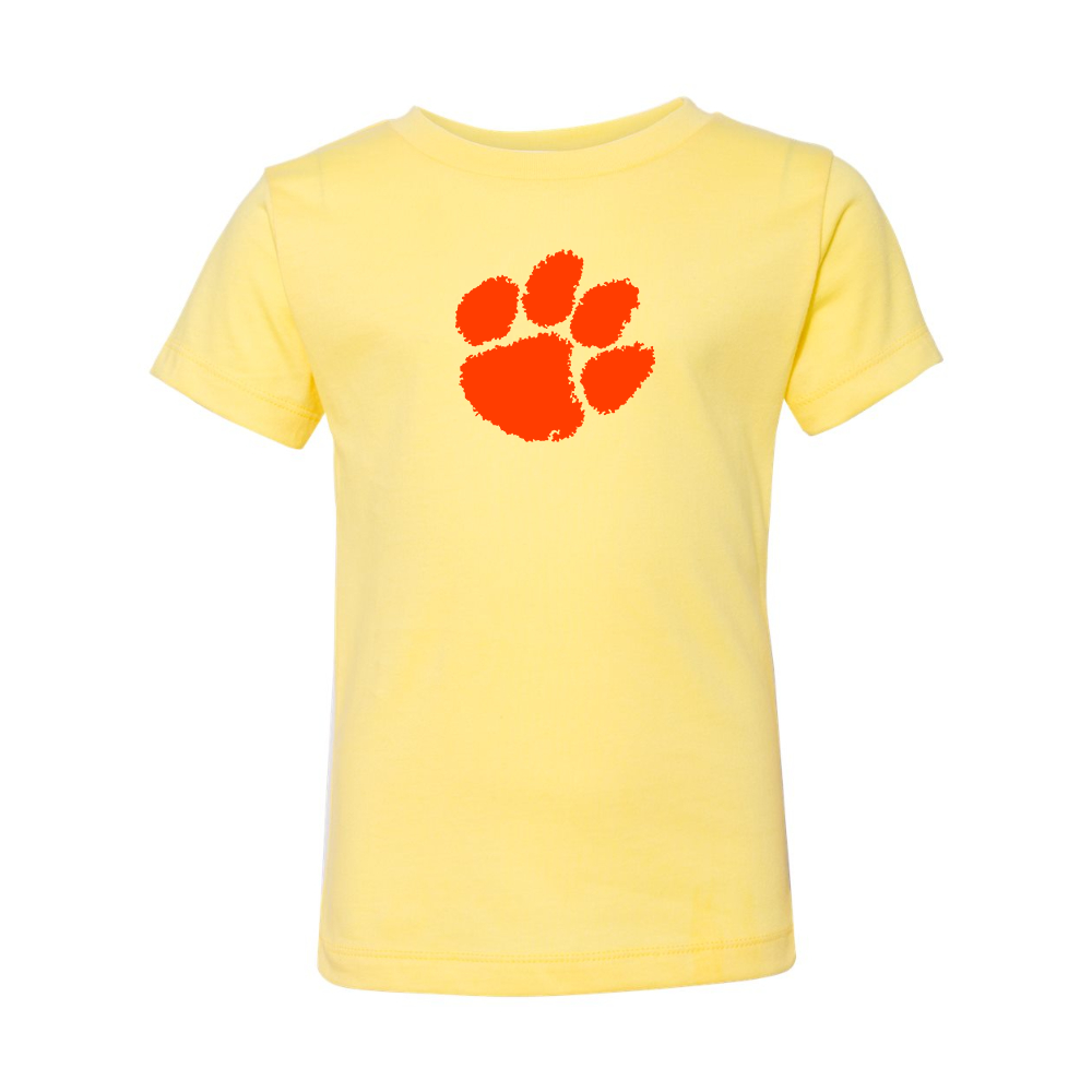 Clemson Tigers BELLA  CANVAS Toddler Jersey Tee