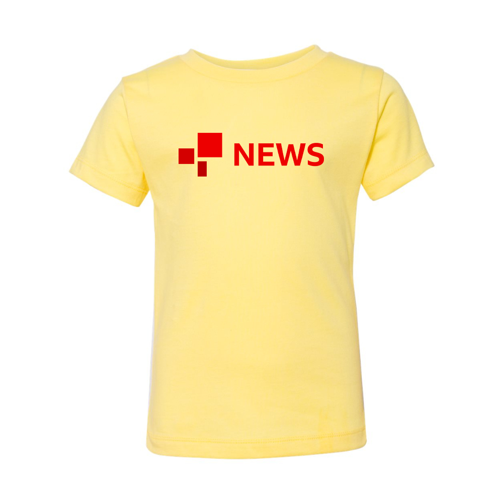 BBC News BELLA  CANVAS Toddler Jersey Tee
