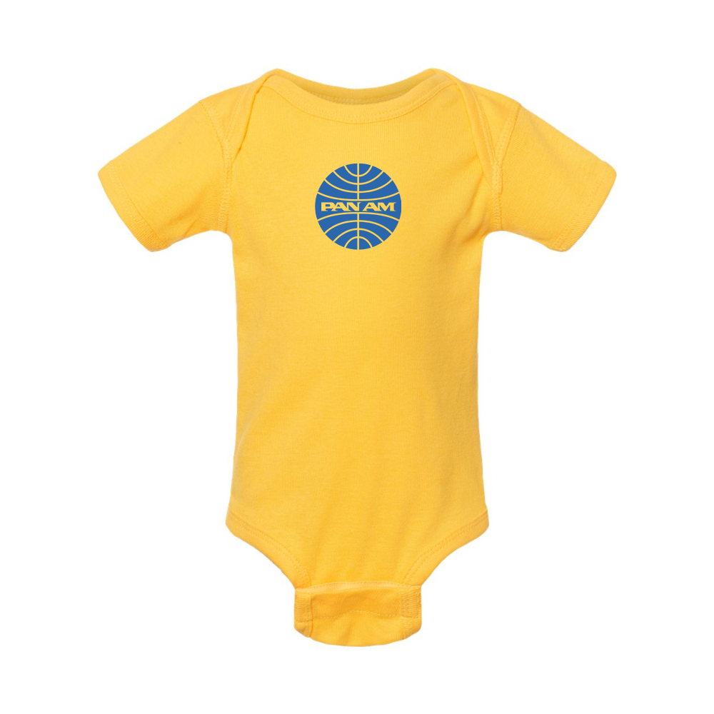 Pan Am  Rabbit Skins Infant Baby Rib Bodysuit